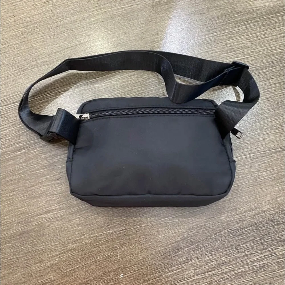 Flower Dude Black Waist Bag